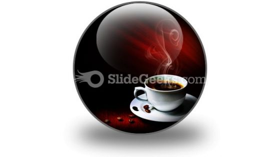 Hot Coffee PowerPoint Icon C