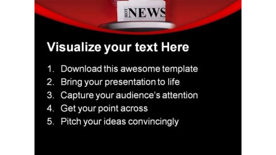 Hot News Advertising PowerPoint Themes And PowerPoint Slides 0311