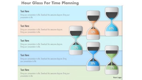 Hour Glass For Time Planning PowerPoint Template