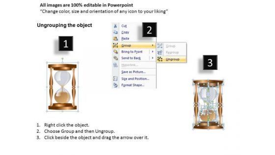 Hourglass Sand PowerPoint Ppt Slides