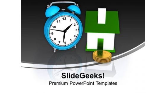 House And Alarm Clock Security PowerPoint Templates Ppt Background For Slides 1112 House And Alarm Clock Security PowerPoint Templates Ppt Background For Slides 1112