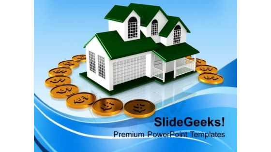 House And Money Finance PowerPoint Templates And PowerPoint Themes 1112