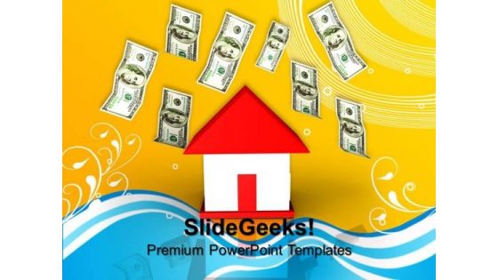 House Finance Business Economic PowerPoint Templates And PowerPoint Themes 0812