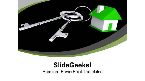 House Keys PowerPoint Templates Ppt Backgrounds For Slides 0413