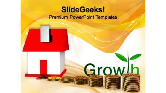 House Rich Money Business PowerPoint Templates And PowerPoint Themes 0812