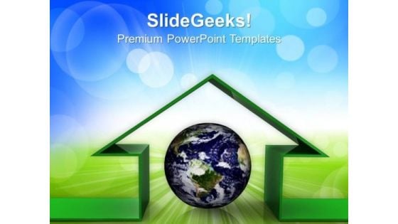 House Symbol Environment PowerPoint Templates And PowerPoint Themes 0912