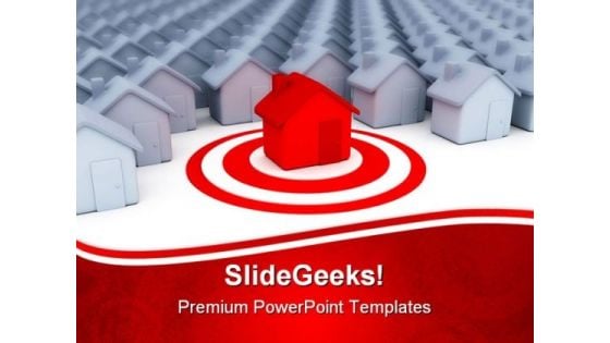 Houses Business Real Estate PowerPoint Templates And PowerPoint Backgrounds 0811