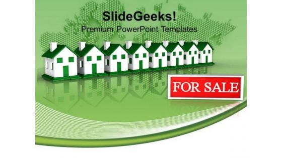 Houses For Sale Real Estate PowerPoint Templates And PowerPoint Themes 1112