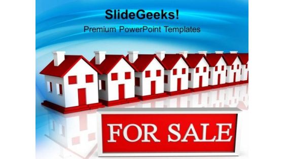 Houses For Sale Real Estate PowerPoint Templates Ppt Background For Slides 1112