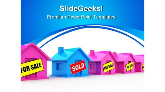 Houses For Sale Real Estate PowerPoint Themes And PowerPoint Slides 0511