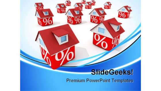 Houses Real Estate PowerPoint Templates And PowerPoint Backgrounds 0711