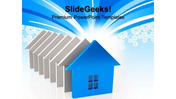 Houses Real Estate PowerPoint Templates And PowerPoint Themes 0812