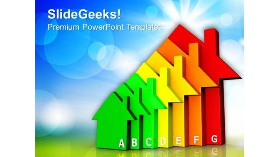 Housing Energy Efficiency Nature PowerPoint Templates And PowerPoint Themes 0812