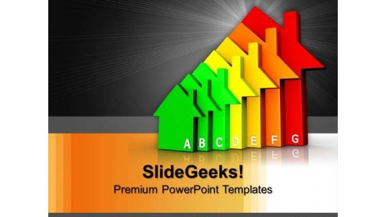 Housing Energy Efficiency Technology PowerPoint Templates And PowerPoint Themes 1012