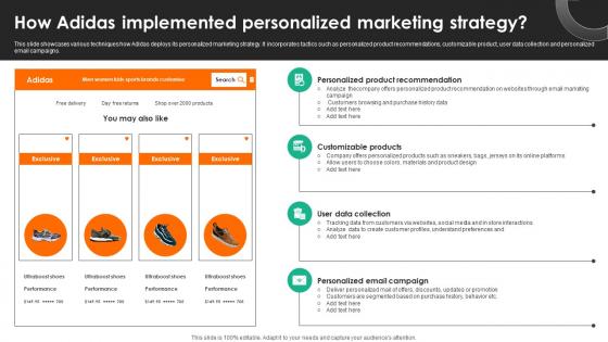 How Adidas Implemented Personalized Evaluating Adidas Branding And Advertising Strategy SS V