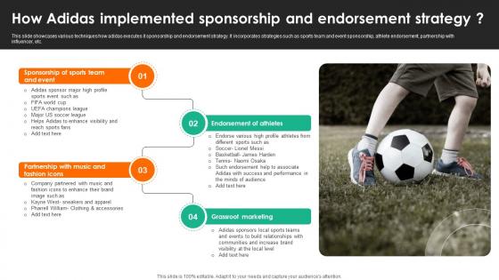 How Adidas Implemented Sponsorship Evaluating Adidas Branding And Advertising Strategy SS V How Adidas Implemented Sponsorship Evaluating Adidas Branding And Advertising Strategy SS V