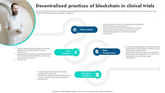 How Blockchain Is Reshaping Decentralized Practices Of Blockchain In Clinical Trials BCT SS V
