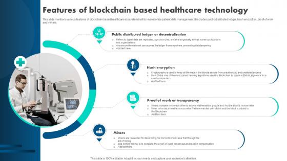 How Blockchain Is Reshaping Features Of Blockchain Based Healthcare Technology BCT SS V How Blockchain Is Reshaping Features Of Blockchain Based Healthcare Technology BCT SS V