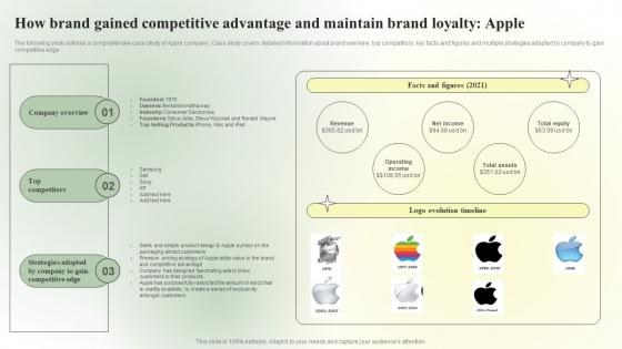 How Brand Gained Competitive Advantage And Maintain Competitive Infographics PDF How Brand Gained Competitive Advantage And Maintain Competitive Infographics PDF