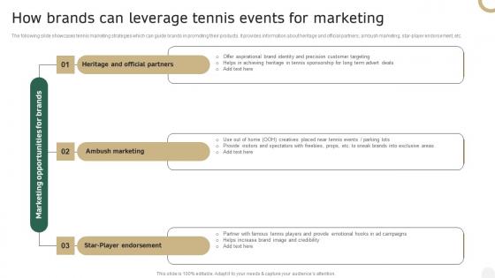 How Brands Can Leverage Tennis Events For Marketing In Depth Campaigning Guide Elements PDF