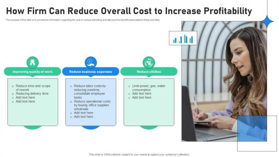 How Firm Can Reduce Overall Cost To Increasing Profitability Through Better Product How Firm Can Reduce Overall Cost To Increasing Profitability Through Better Product