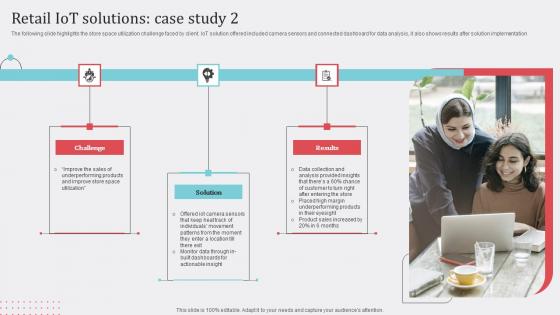 How Industrial IoT Is Changing Worldwide Retail IoT Solutions Case Study 2 Mockup Pdf