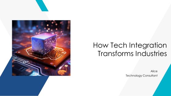 How Tech Integration Transforms Industries PPT Template AT