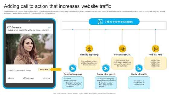 How To Create Cost Effective Adding Call To Action That Increases Website Strategy SS V