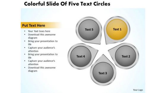 How To Draw Business Process Diagram Circles PowerPoint Templates Backgrounds For Slides