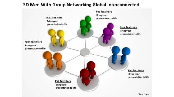 How To Draw Business Process Diagram Interconnected PowerPoint Templates Ppt Backgrounds For Slides