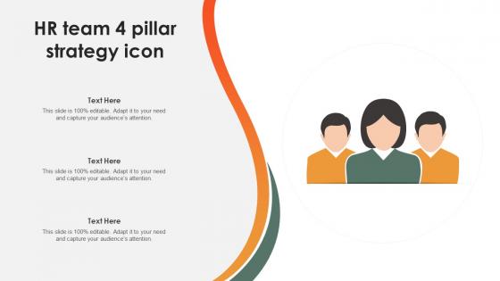 HR Team 4 Pillar Strategy Icon Download Pdf