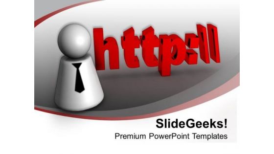 Http Text Icon Internet PowerPoint Templates Ppt Backgrounds For Slides 1212