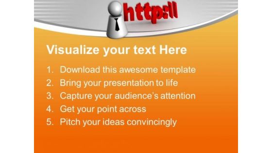 Http Text In 3d Internet PowerPoint Templates And PowerPoint Themes 0912