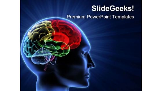 Human Brain01 Science PowerPoint Templates And PowerPoint Backgrounds 0711