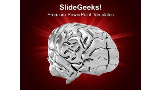 Human Brain Design Medical Theme PowerPoint Templates Ppt Backgrounds For Slides 0413