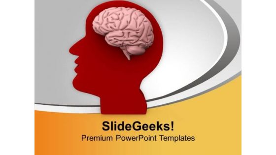 Human Brain Is Best Part In Body PowerPoint Templates Ppt Backgrounds For Slides 0613