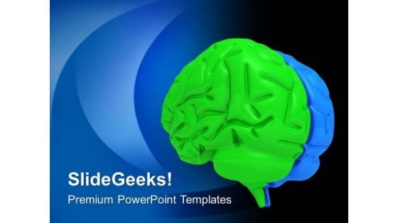 Human Brain Is Great Example Of Intelligence PowerPoint Templates Ppt Backgrounds For Slides 0613