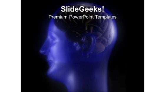 Human Brain Is Powerful PowerPoint Templates Ppt Backgrounds For Slides 0513