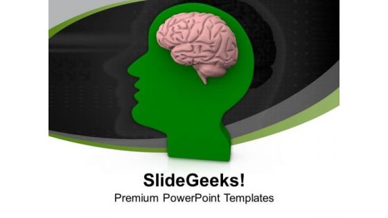 Human Brain Is Very Competetive PowerPoint Templates Ppt Backgrounds For Slides 0613