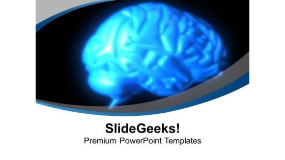 Human Brain Is Very Fast PowerPoint Templates Ppt Backgrounds For Slides 0613