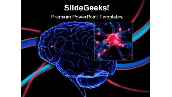 Human Brain Medical PowerPoint Backgrounds And Templates 1210