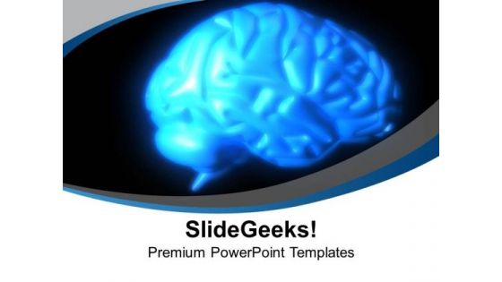 Human Brain Medical Theme PowerPoint Templates Ppt Backgrounds For Slides 0513