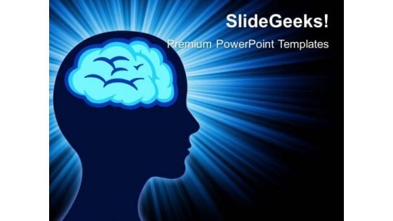 Human Brain Science PowerPoint Templates And PowerPoint Themes 0412