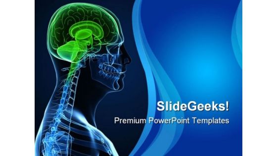 Human Brain Technology PowerPoint Templates And PowerPoint Backgrounds 0211