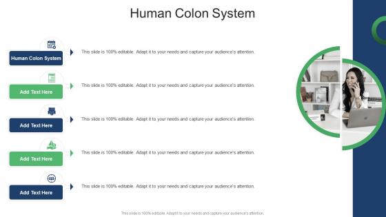 Human Colon System In Powerpoint And Google Slides Cpb