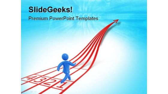 Human Contest Leadership PowerPoint Themes And PowerPoint Slides 0711