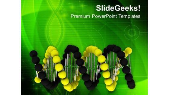 Human Dna Structre Medical Theme PowerPoint Templates Ppt Backgrounds For Slides 0613