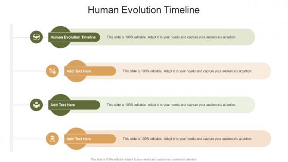 Human Evolution Timeline In Powerpoint And Google Slides Cpb