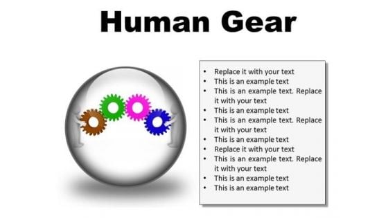 Human Gear Industrial PowerPoint Presentation Slides C