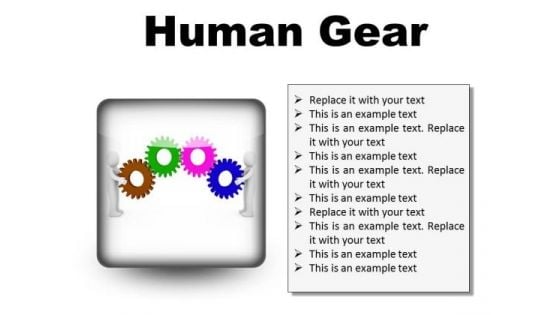 Human Gear Industrial PowerPoint Presentation Slides S